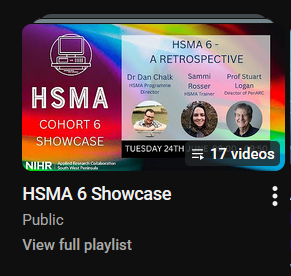 A screenshot of the HSMA 6 showcase playlist