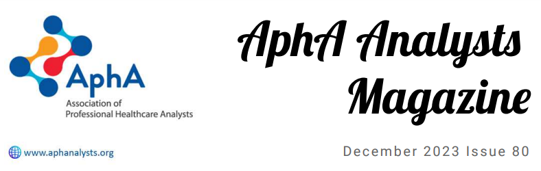 A screenshot of the header of the 80th issue of the AphA analysts magazine